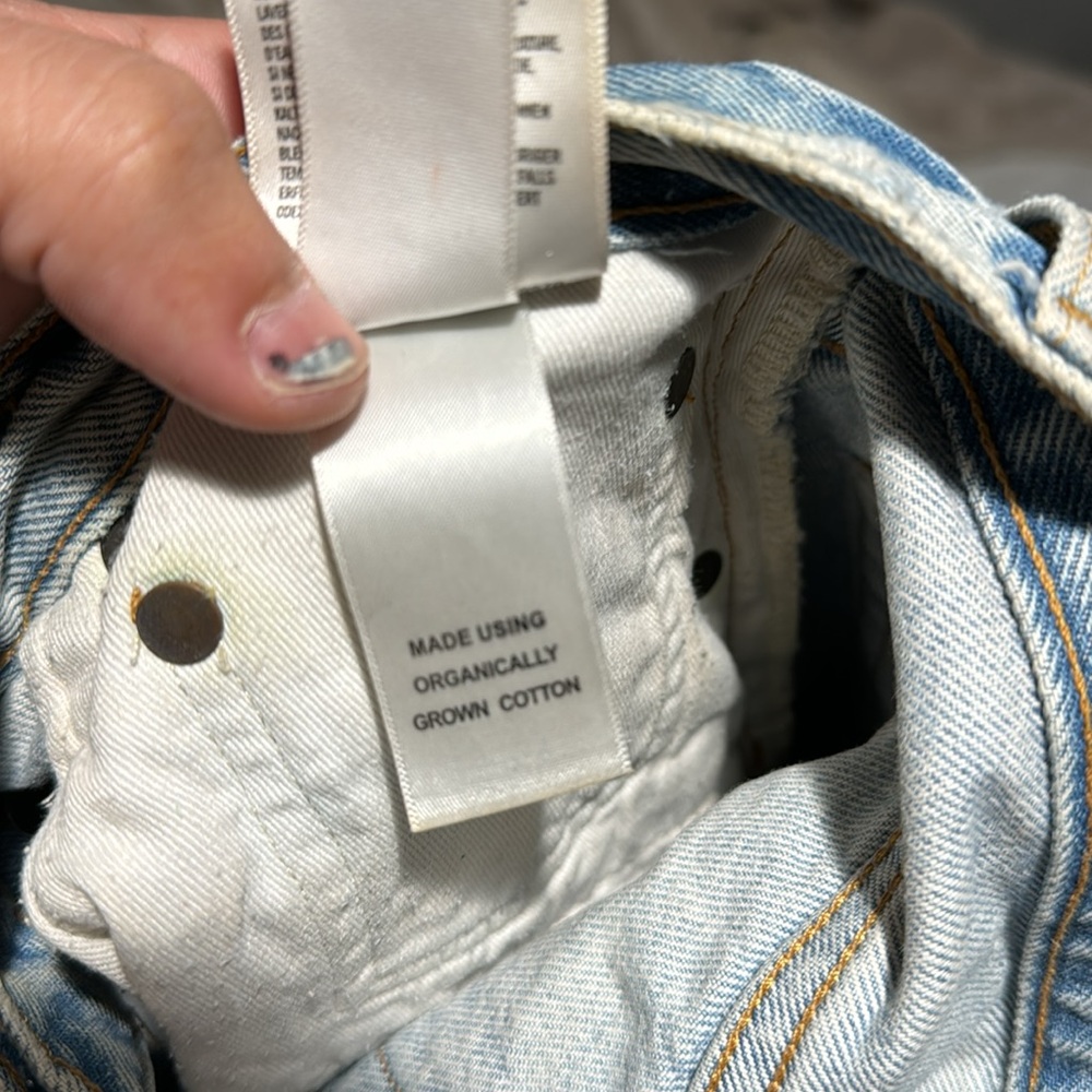 Agolde Riley denim short - Picture 8 of 8